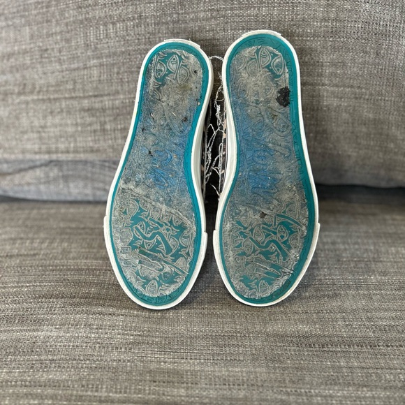 Blowfish Ladies Slip on animal print fashion sneakers, Size 7 - Picture 9 of 9